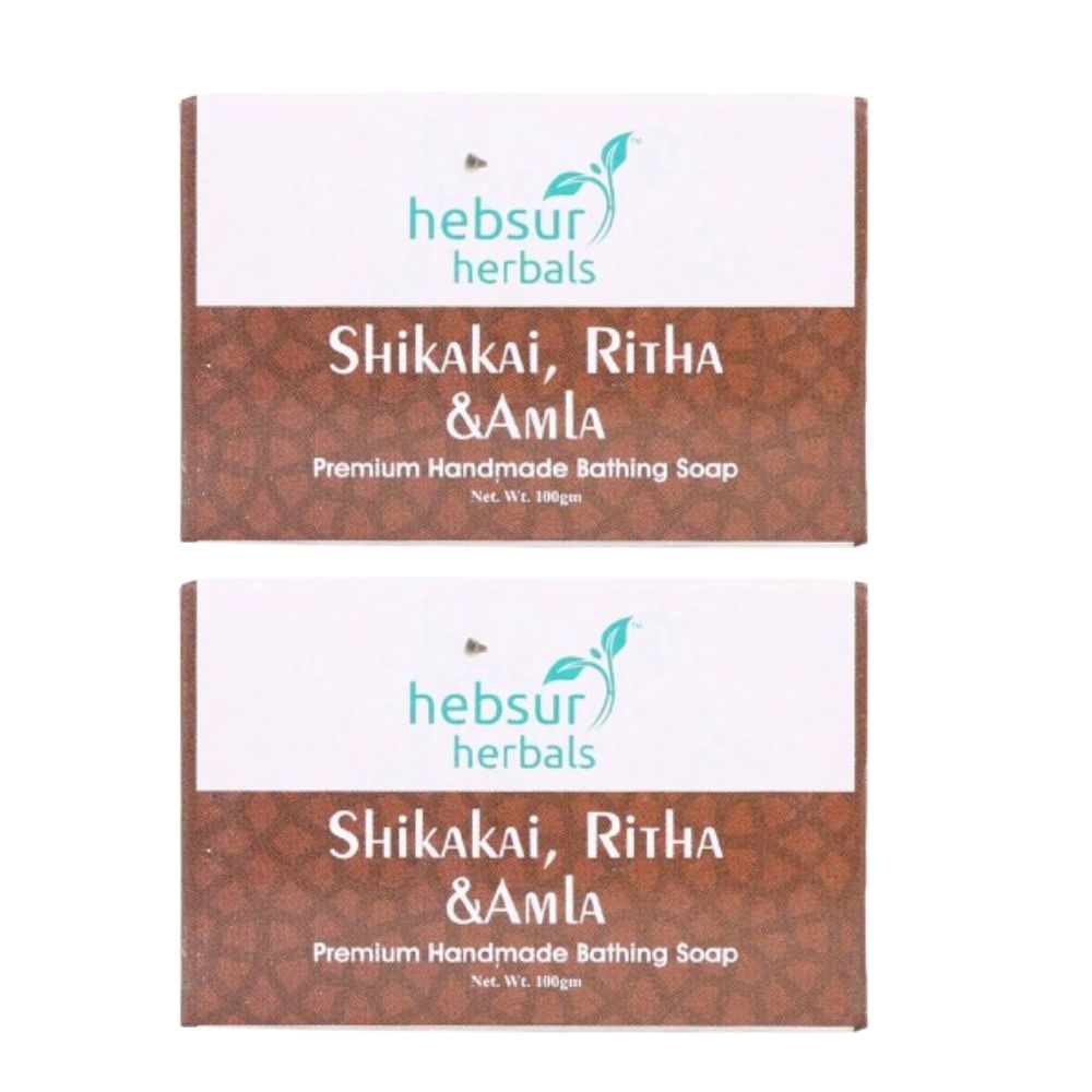 Hebsur Herbals Shikakai Ritha & Amla Soap
