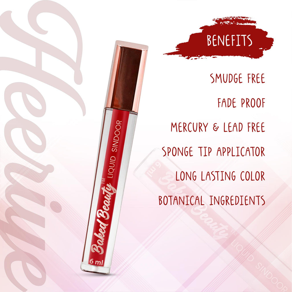 Baked Beauty Liquid Sindoor - Red - Distacart