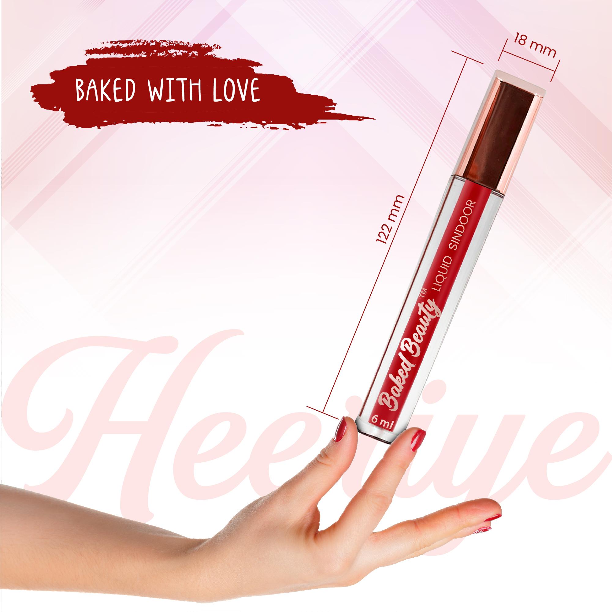 Baked Beauty Liquid Sindoor - Red - Distacart