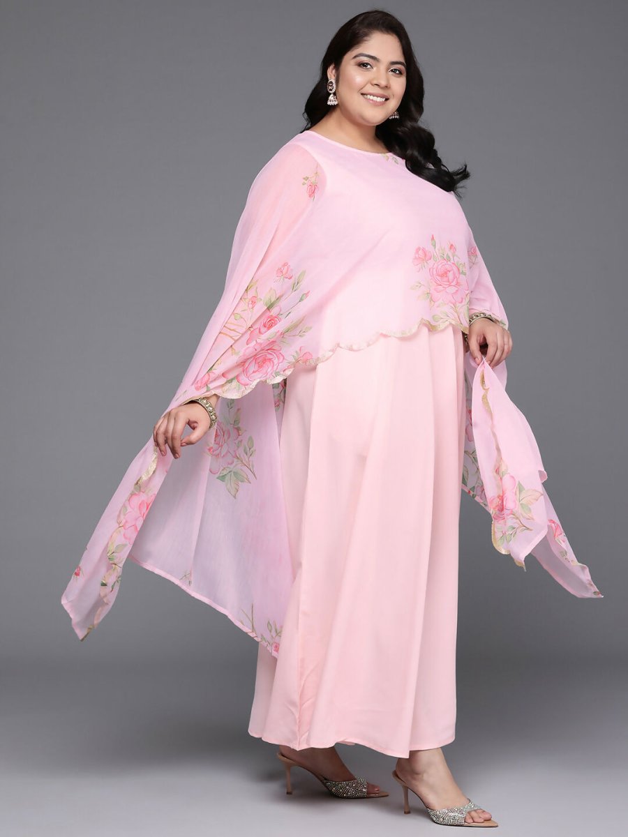 Ahalyaa Women's Traditional wear Ethnic Dress - Pink - Distacart