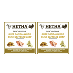 Hetha Ghee Sandalwood Rose Saffron Soap