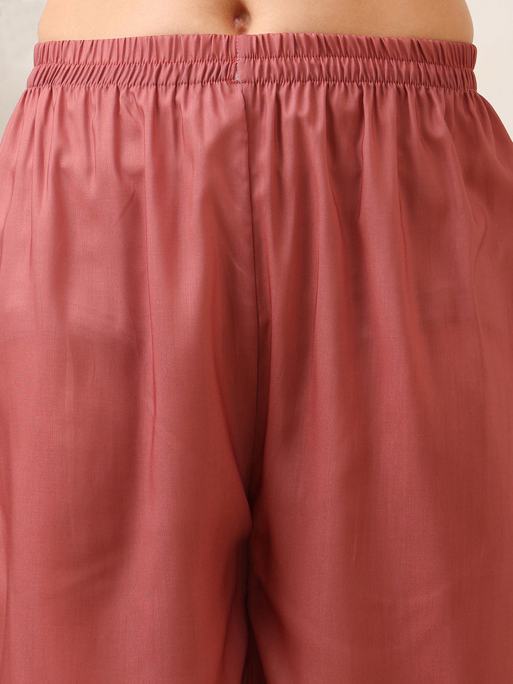 Embroidered & Printed Asymmetric Kurta With Palazzo & Printed Dupatta, Pink - Hiral Fashion - Distacart