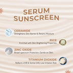Moody SensiSoothe Mineral Brightening Sunscreen Serum with Ceramides & Rice - Distacart