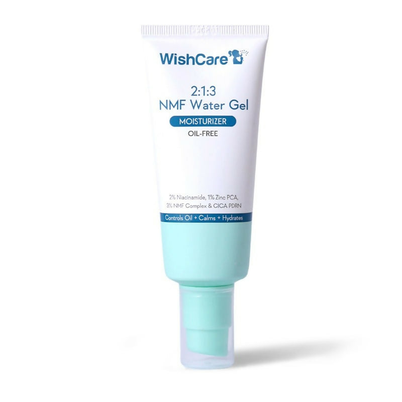 Wishcare 2:1:3 NMF Water Gel Moisturizer for Oily & Sensitive Skin, Oil-Free - Distacart