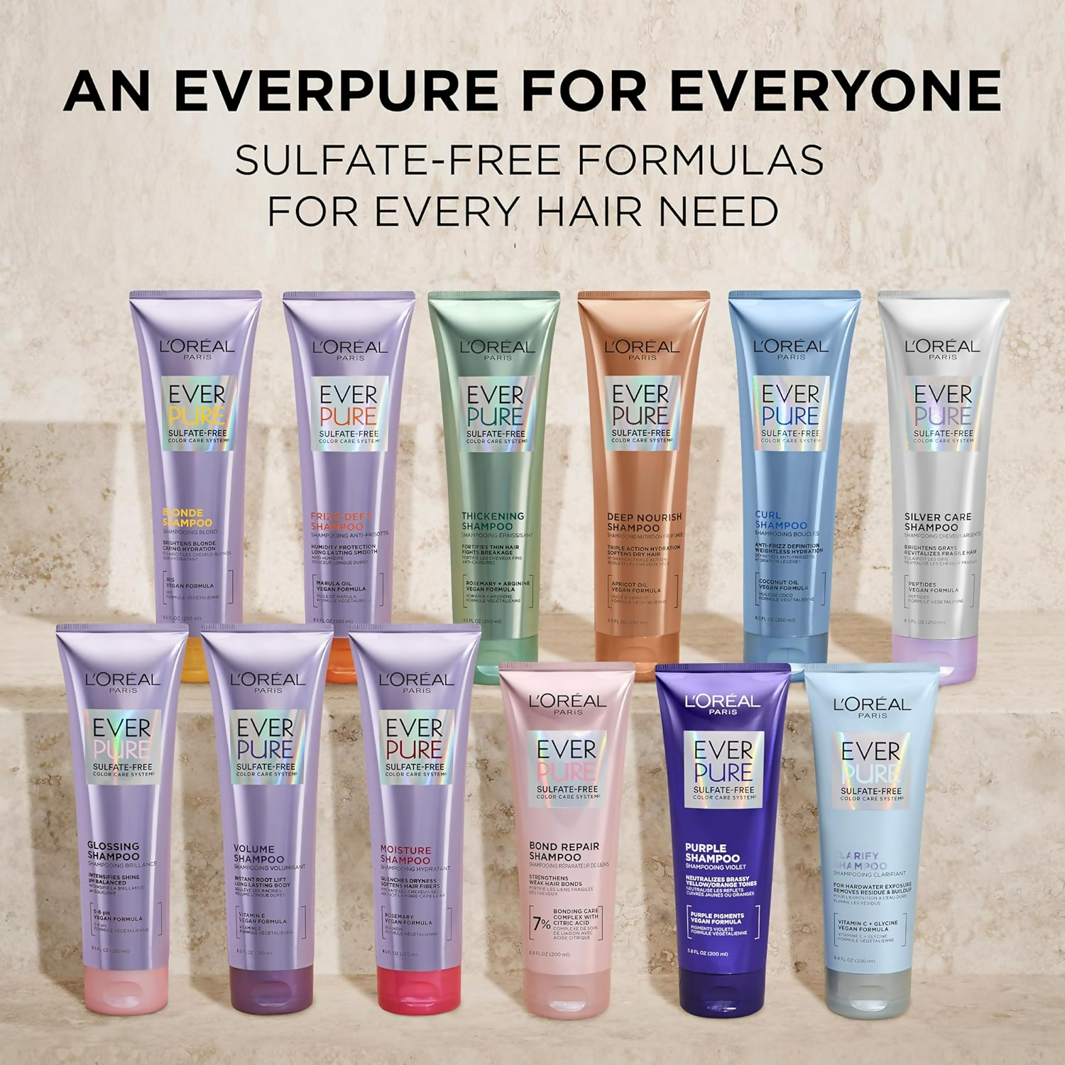 L'Oreal Paris Sulfate Free Moisture Shampoo (Evercreme Moisture Care Deep Nourish)
