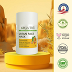 Orgatre Ubtan Face Mask Stick For Men & Women For Sun Tan, Natural Glow With Natural Haldi