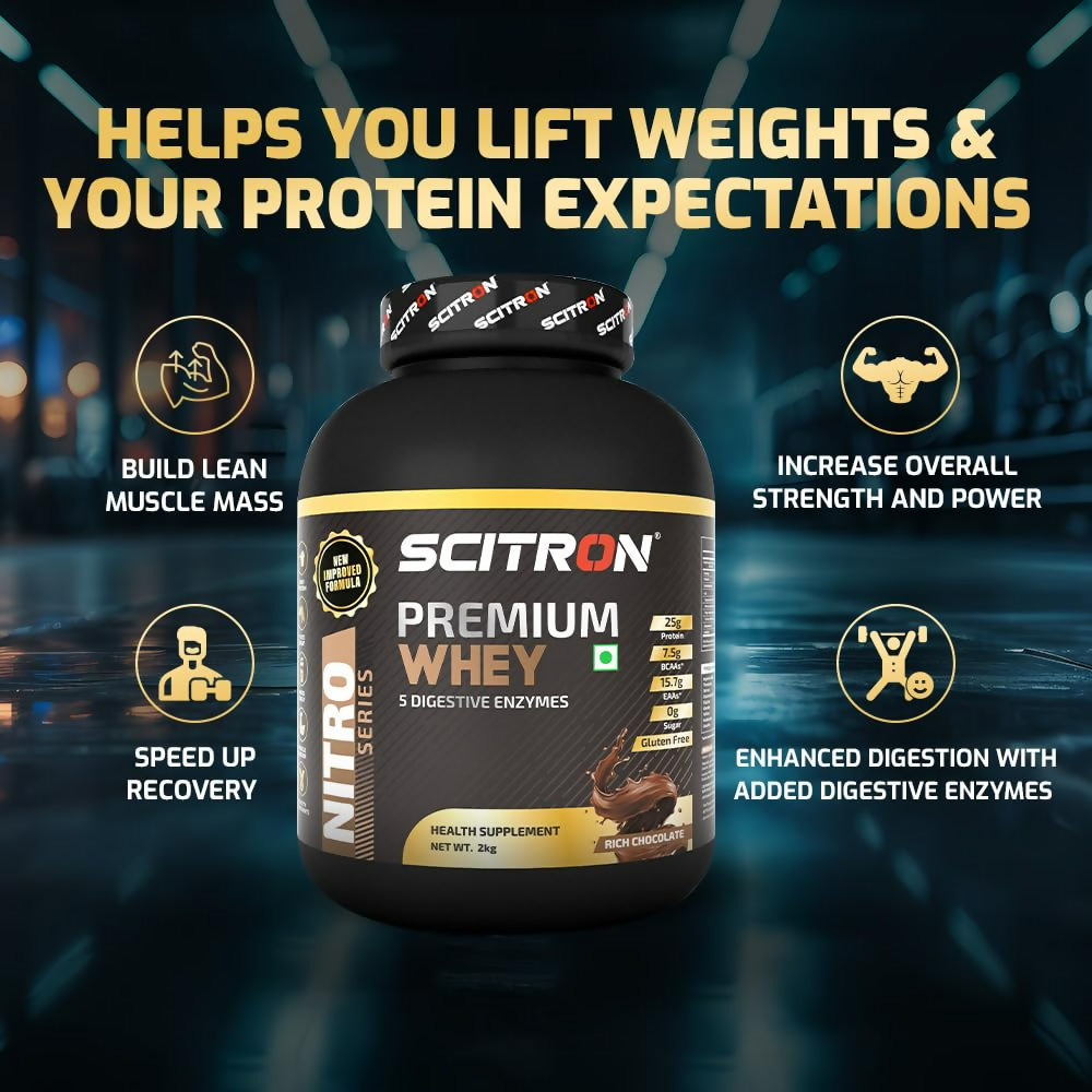 Scitron Nitro Series Premium Whey Rich Chocolate - Distacart