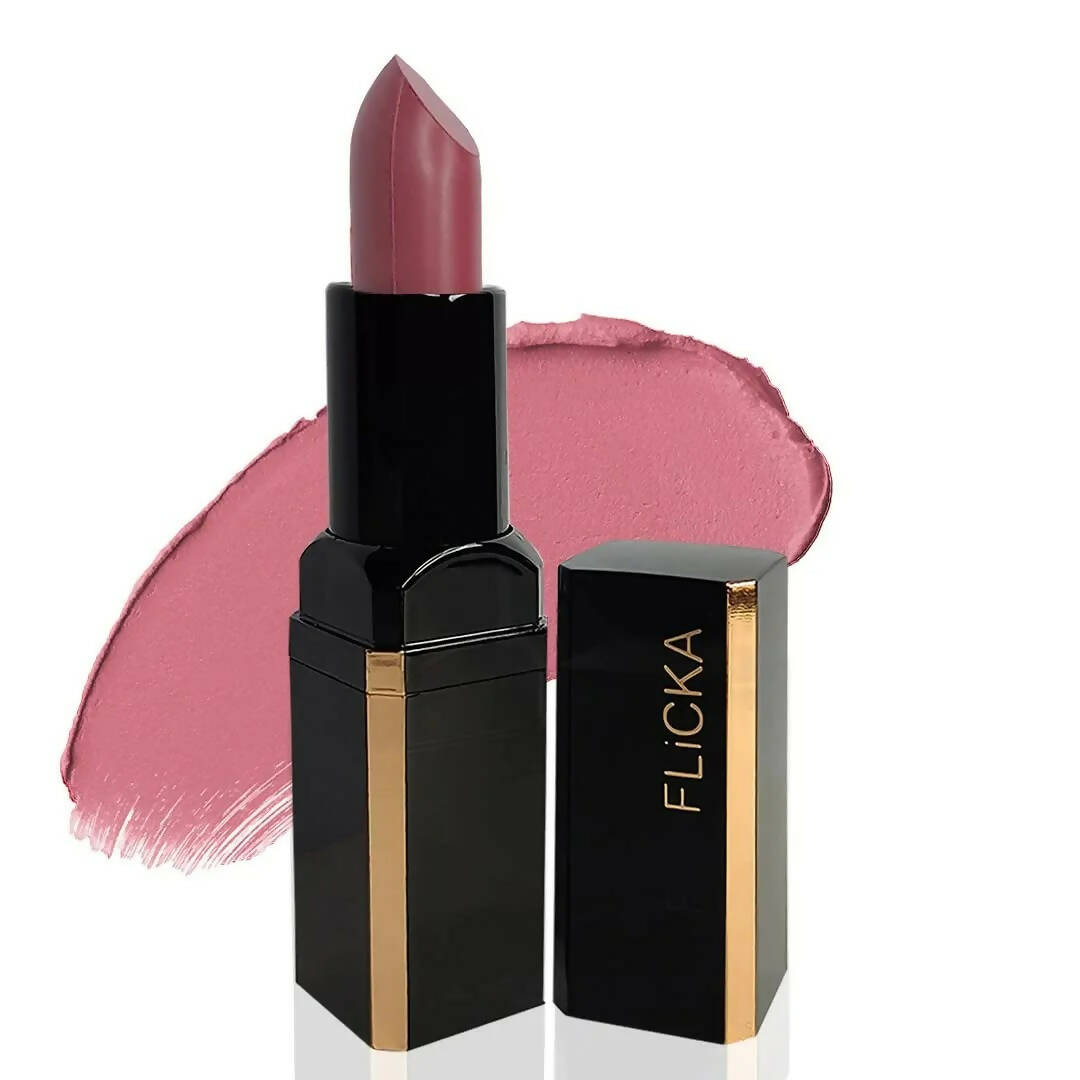 FLiCKA Lip Poetry Matte Lipstick Shade 05 Teddy Bear - Pink Nude