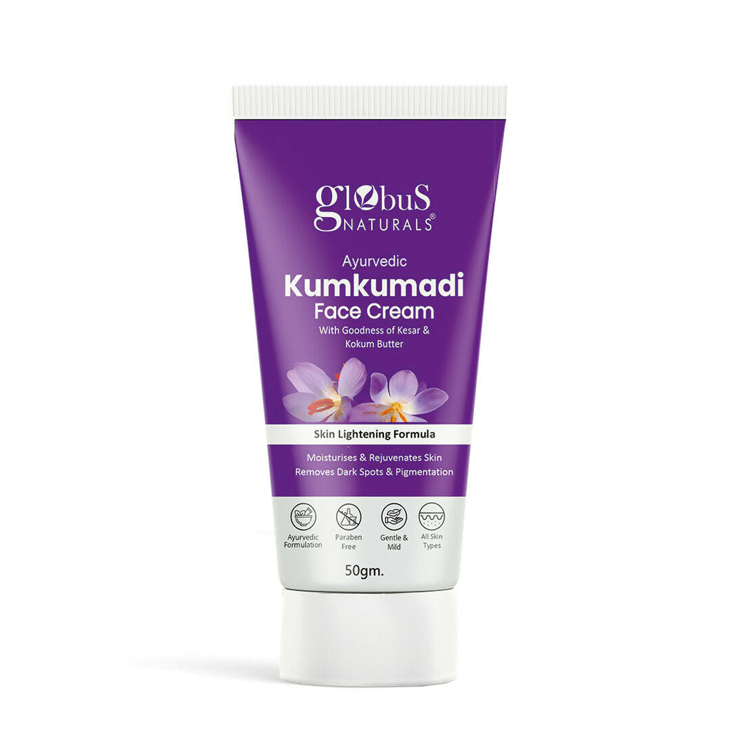 Globus Naturals Ayurvedic Kumkumadi Skin Lightening Face Cream - Distacart