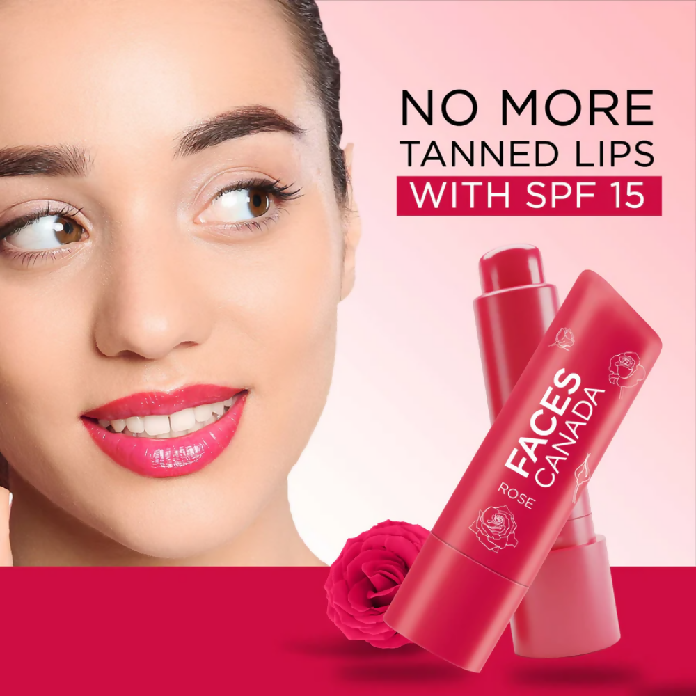 Faces Canada Vitamin C Lip Balm - Rose Petal - Distacart
