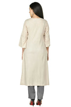 Joban Fashion Beige Cotton Rayon Kurta Set