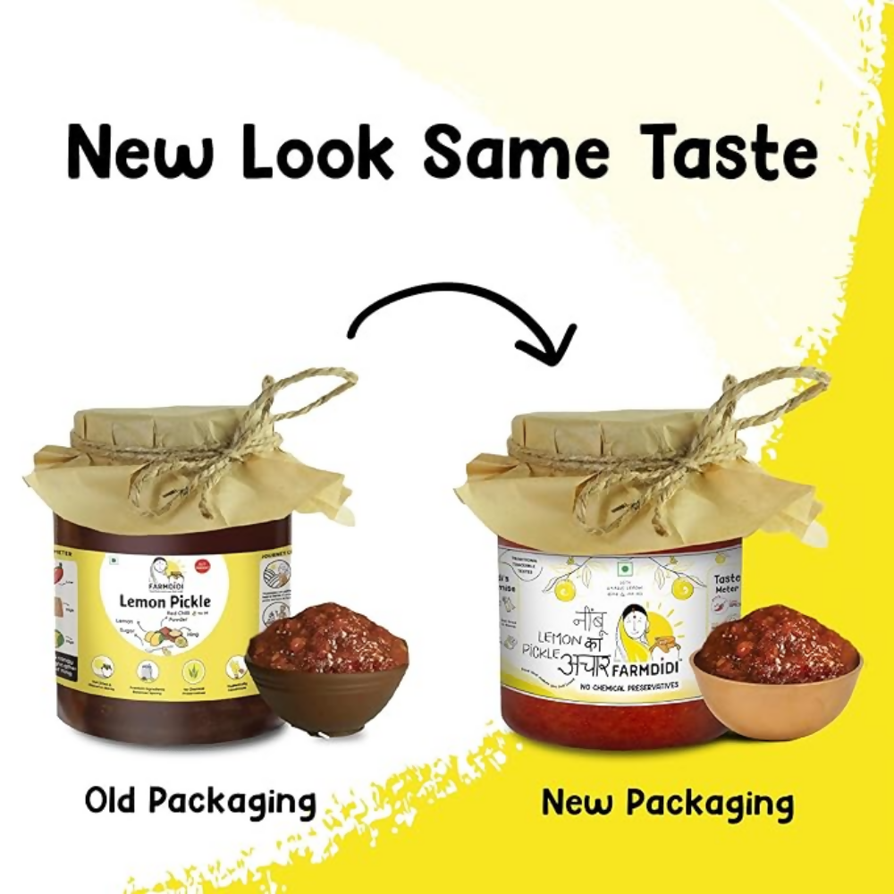 FarmDidi Crushed Lemon Pickle - Lemon