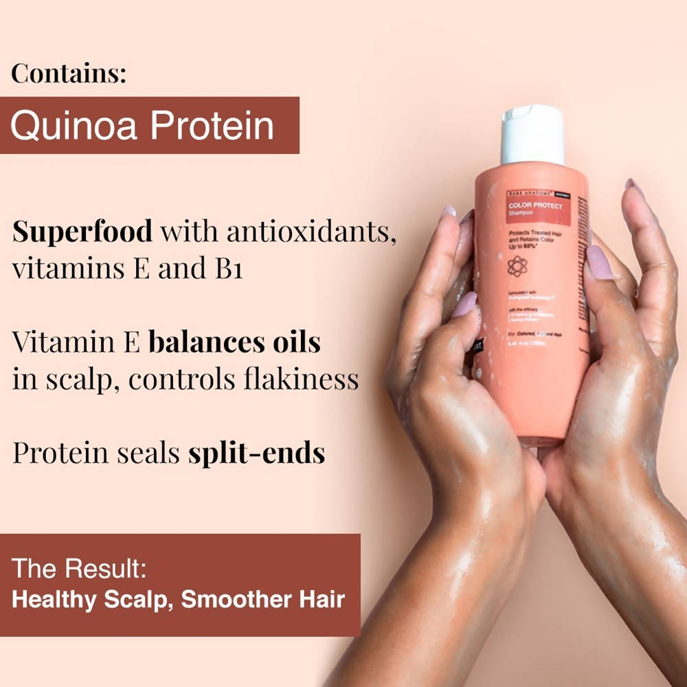 Bare Anatomy Expert Color Protect Shampoo For Dry & Frizzy Hair, Retains Color Upto 8 Weeks