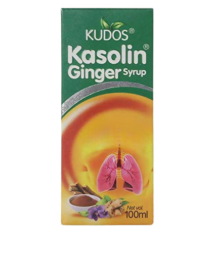Kudos Ayurveda Kasolin Ginger Syrup - Distacart