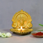 Isha Life Linga Bhairavi Brass Lamp - Distacart
