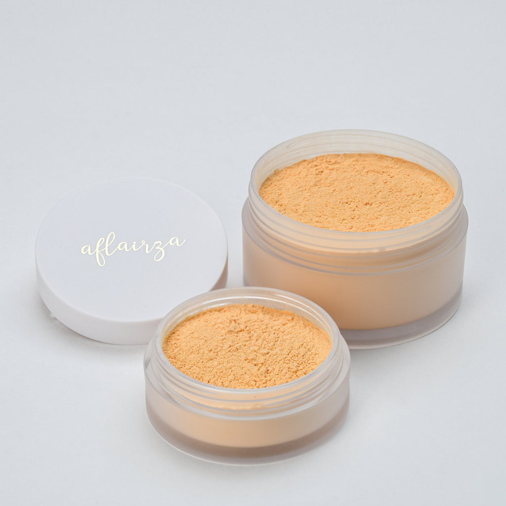 Aflairza Loose Setting Powder with Universal Shades for Long-Lasting Oil Control, Blurs Pores & Smooth Finish