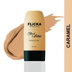 Flicka Blend & Shine Foundation - Caramel