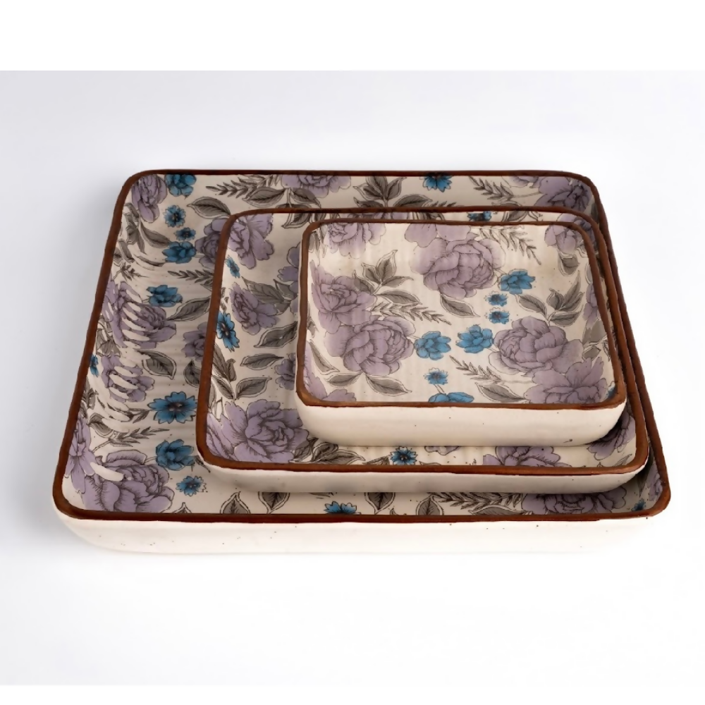 Simply Soho Mughal Mist Platter Set of 3