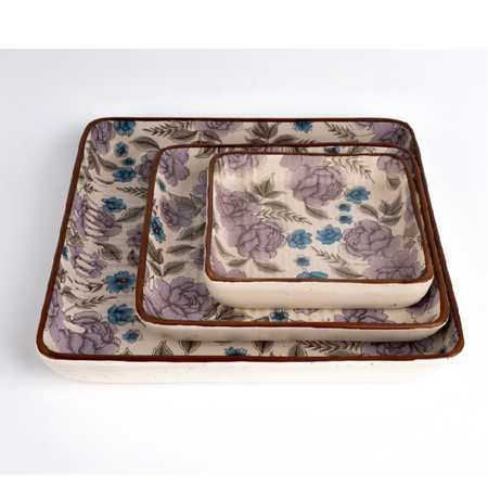 Simply Soho Mughal Mist Platter Set of 3