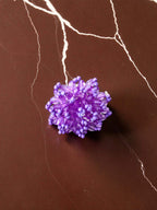 Inhanns Rang-E-Roshan Adjustable Ring – Handmade Crystal Statement Ring - Purple