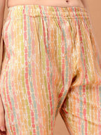 Embroidered & Printed Kurta With Pant & Printed Dupatta, Multicolor - Hiral Fashion - Distacart
