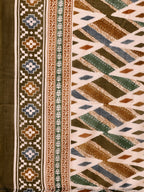 Embroidered & Leheriya Printed Kurta With Pant & Printed Dupatta, Green - Hiral Fashion - Distacart