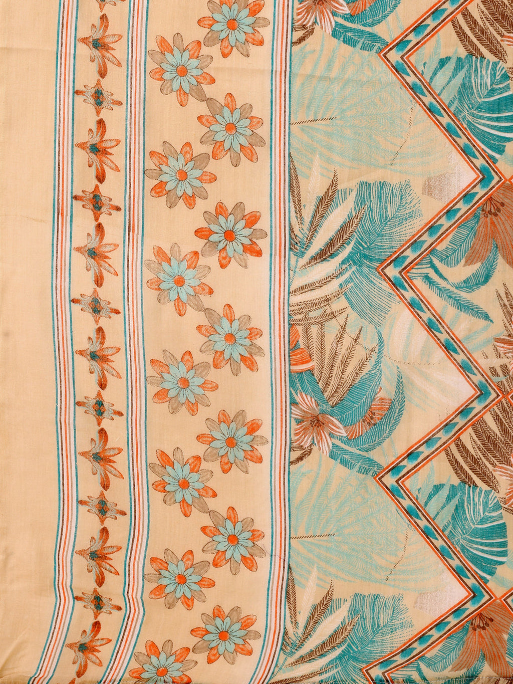 Embroidered & Botanical Printed Kurta With Pant & Printed Dupatta, Blue - Hiral Fashion - Distacart