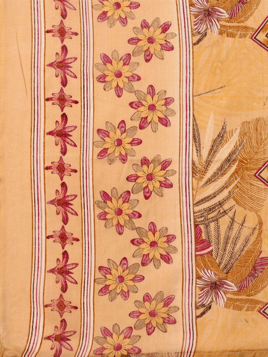 Embroidered & Botanical Printed Kurta With Pant & Printed Dupatta, Yellow - Hiral Fashion