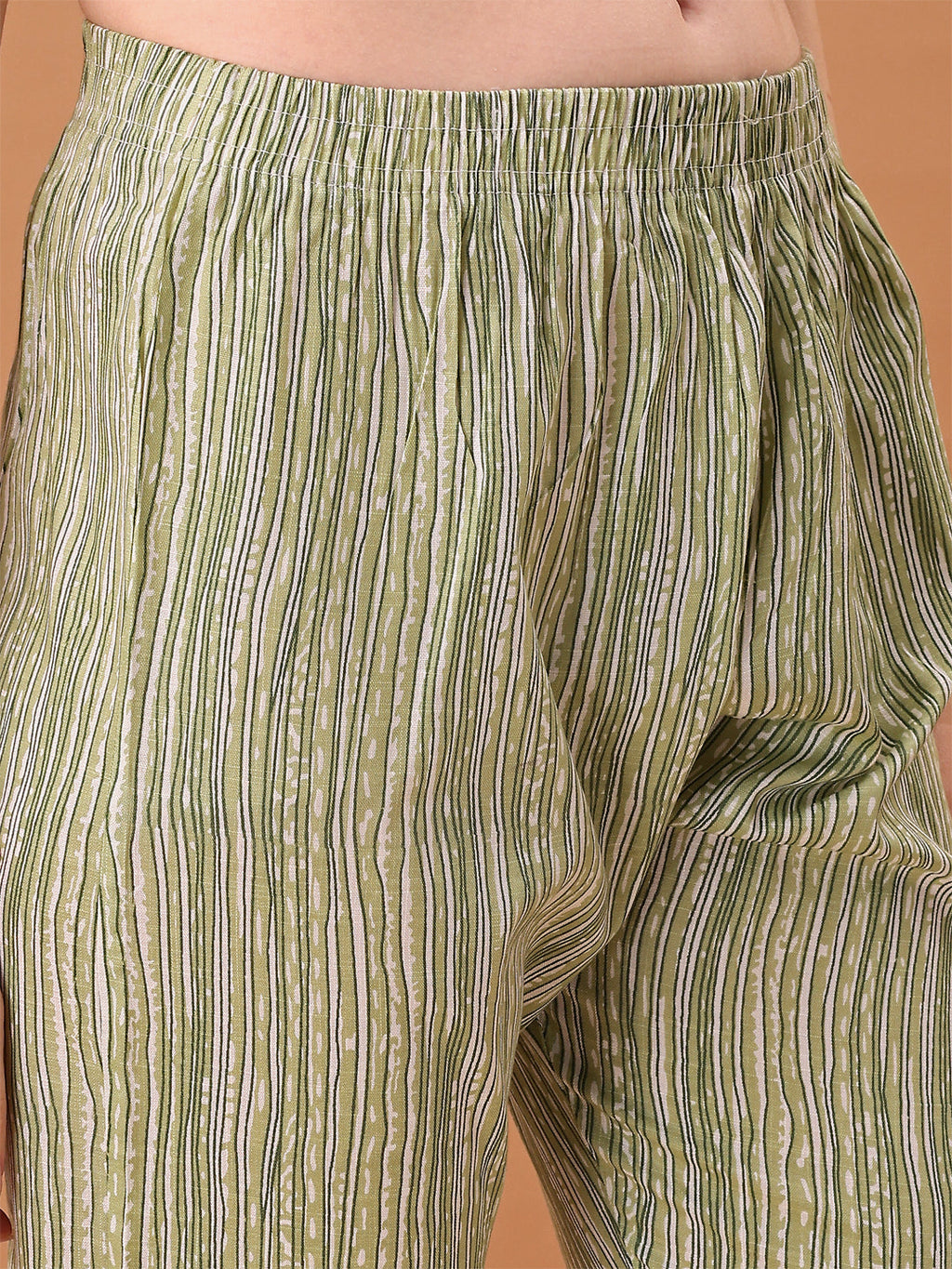 Embroidered & Floral Printed Kurta With Pant & Printed Dupatta, Green - Hiral Fashion - Distacart