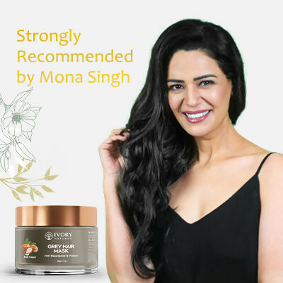Ivory Natural Grey Mask For Hair - White To Black Hair Naturally For Both Men & Women - Distacart