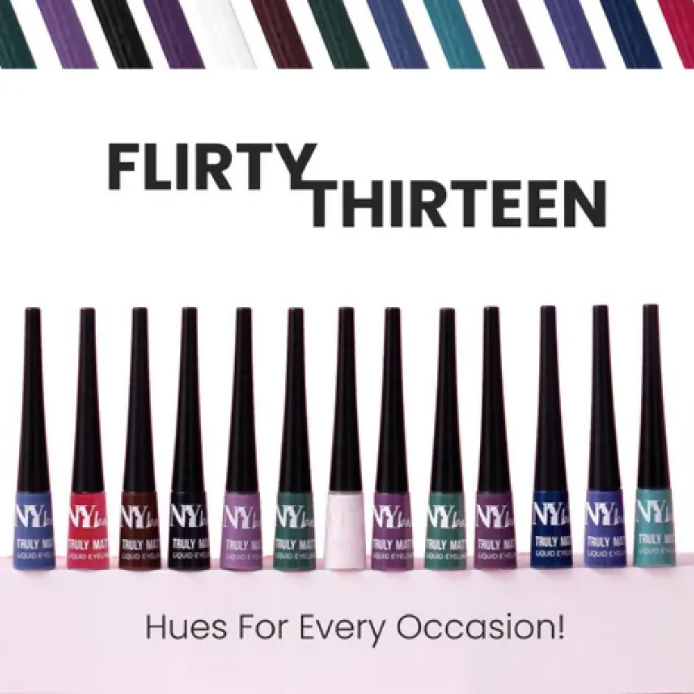 NY Bae Truly Matte Liquid Eyeliner - Bold Black - Distacart
