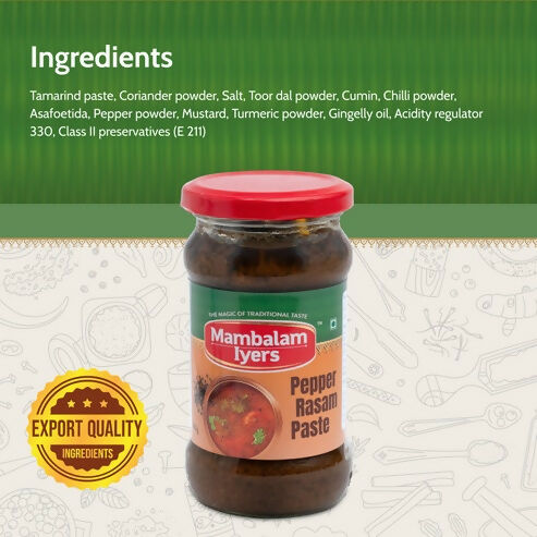 Mambalam Iyers Pepper Rasam Paste - Distacart