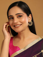 Nuyug 22K Gold Plated Celestial Filigree Earrings - Distacart