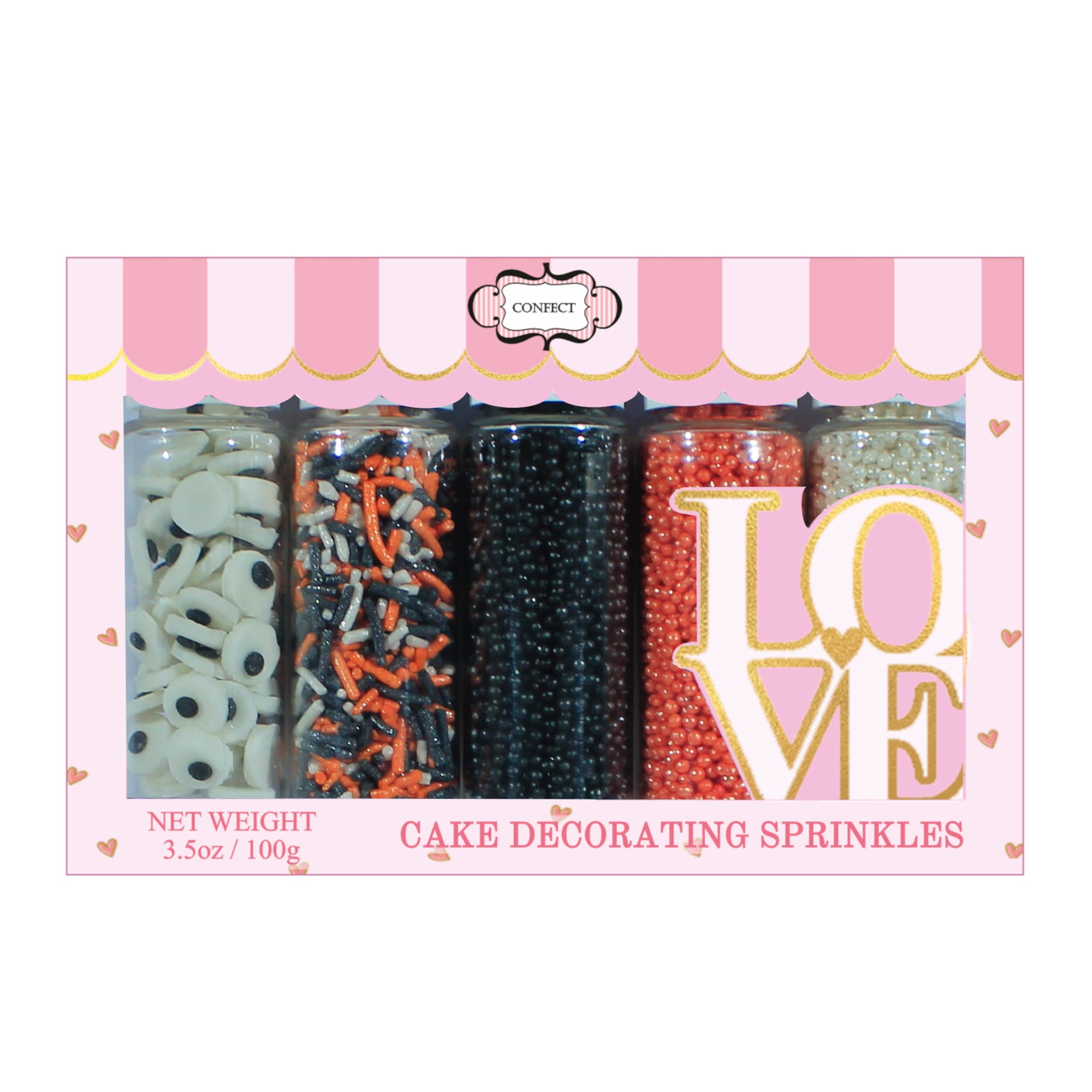 halloween sprinkles husp multipack 4 100 gms