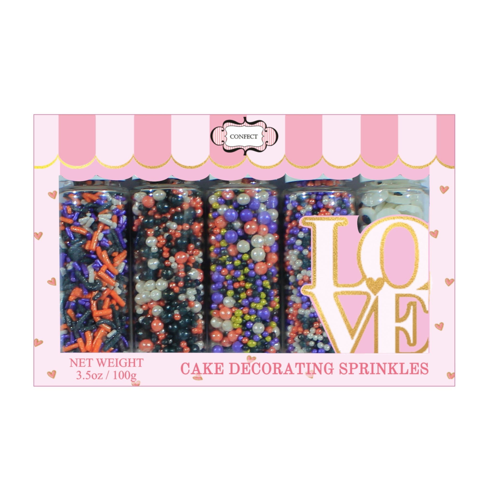 halloween sprinkles husp multipack 5 100 gms