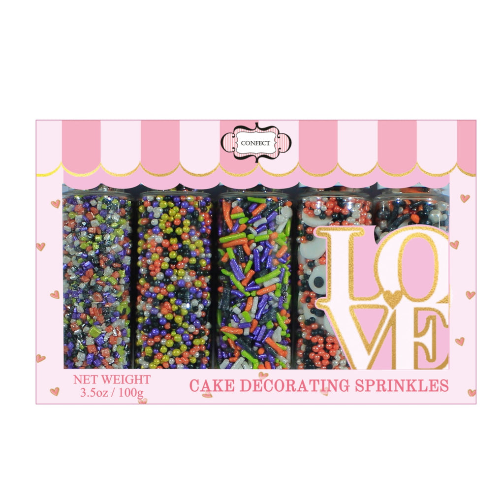 halloween sprinkles husp multipack 6 100 gms