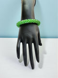 Inhanns Unisex Crystal Bloom – Adjustable Crystal Bead Bracelets - Pista Green - Distacart