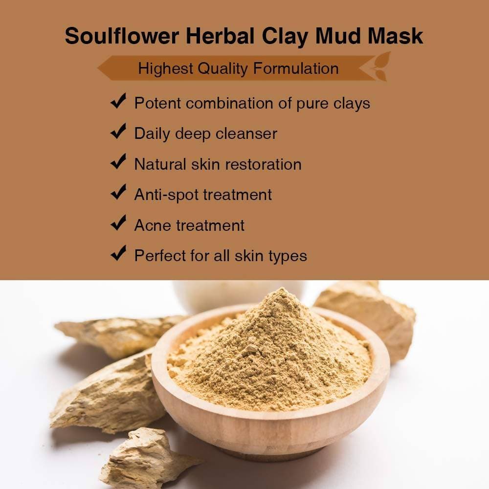 Soulflower Herbal Clay Mud Mask