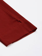 Janasya Maroon Kurta with Trousers & With Dupatta - Distacart