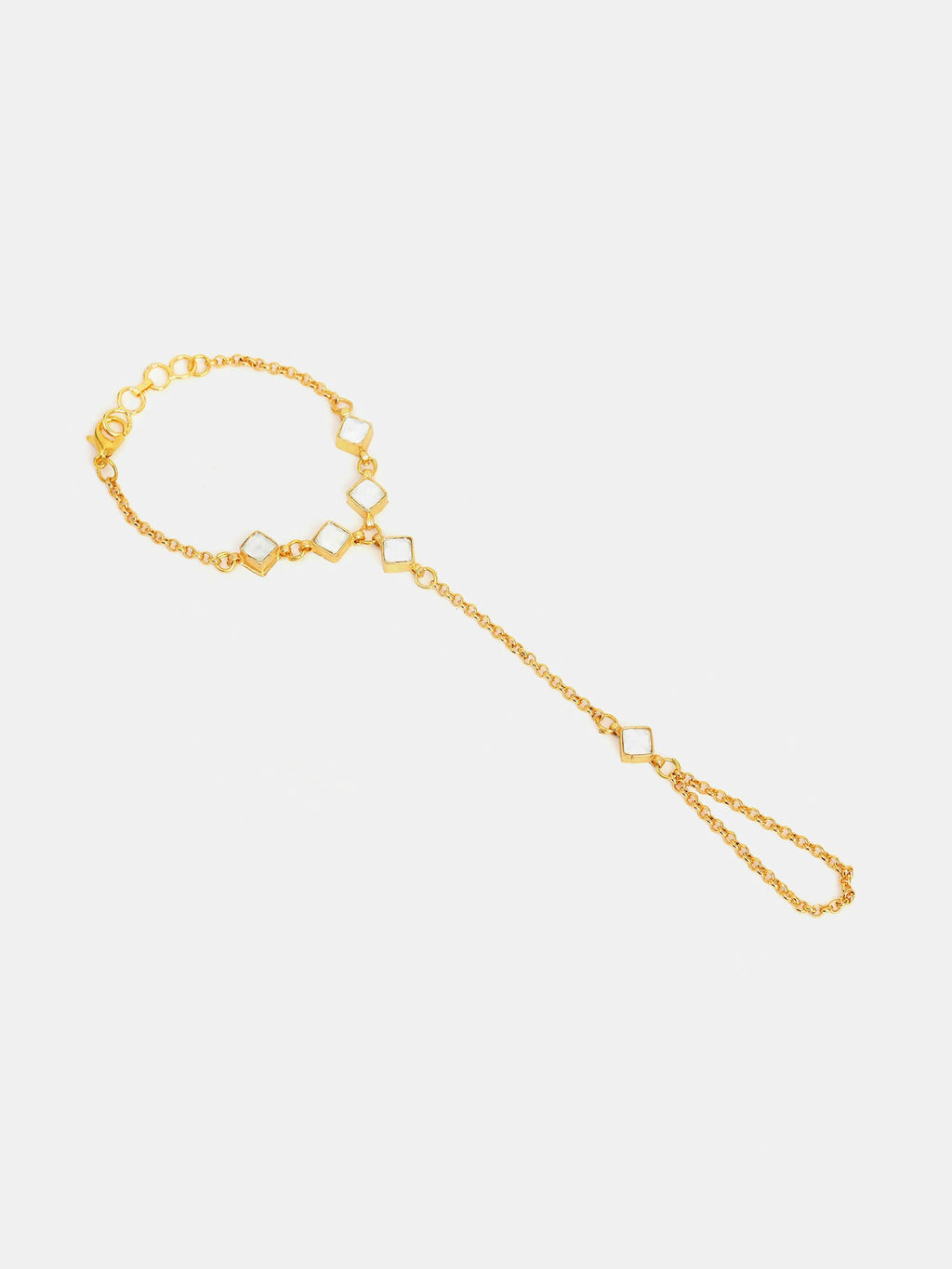 Ruby Raang Kundan Haath Phool - Distacart