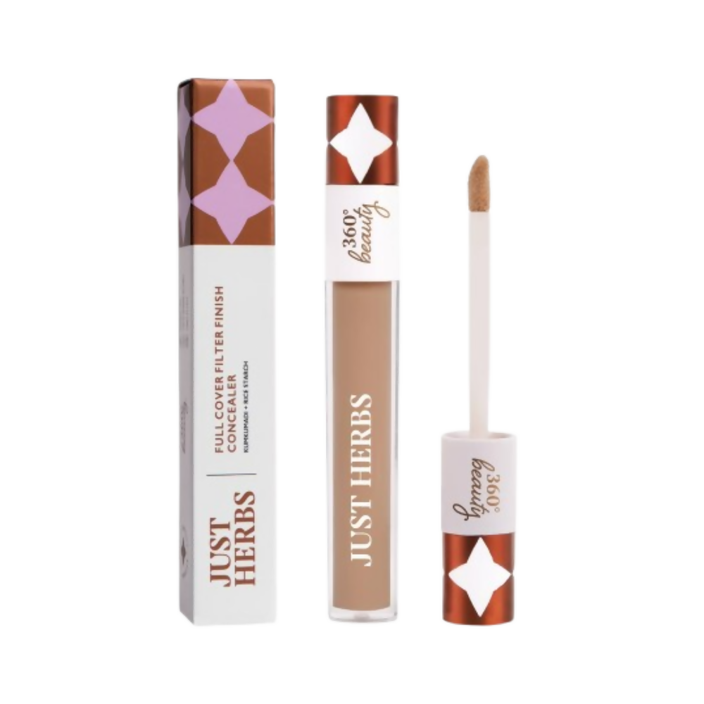 Just Herbs Full Cover Natural Filter Finish Concealer - Caramel