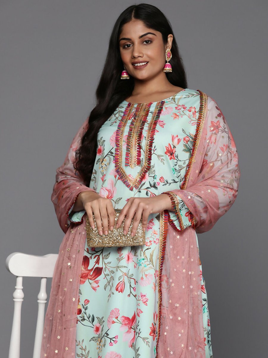 Ahalyaa Women's Traditional wear Kurta Set - Multi Color