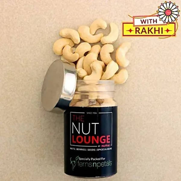 Ethnic Elephant Pearl Rakhi & Cashew Jar - Distacart