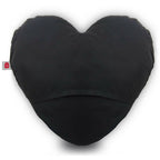 Indigifts Valentine Gifts Micro Satin Fibre Heart Shape Printed Cushion (Red Color)