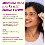PLIX The Plant Fix 2% Acne Buster Moisturizer & 10% Niacinamide Serum