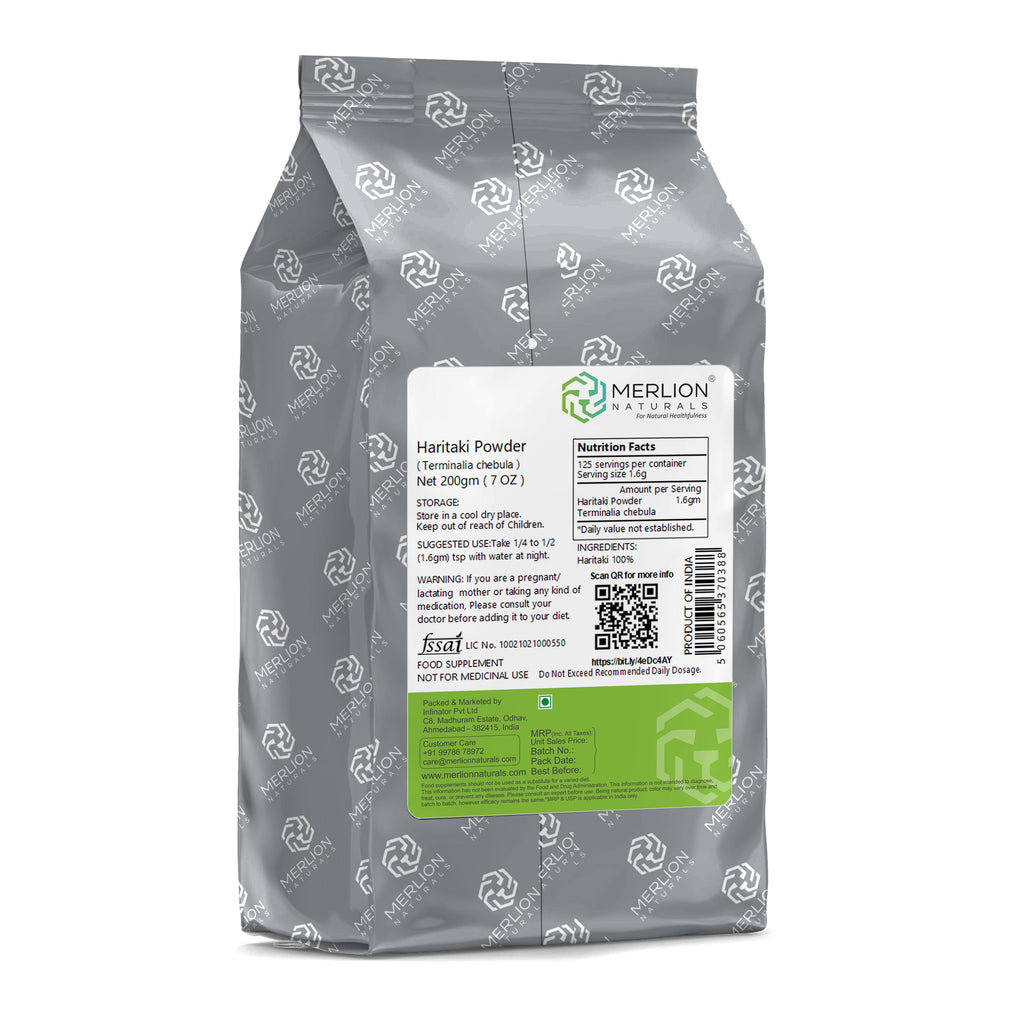 Merlion Naturals Haritaki Powder - Distacart