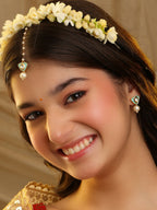 Ruby Raang Saanjh Pearl Tikka Set - Distacart