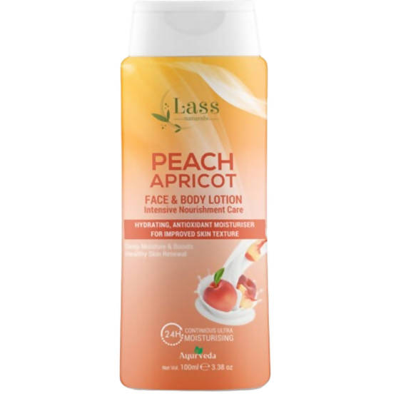 Lass Naturals Peach Apricot Face & Body Lotion