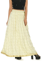 Mominos Fashion Moeza Cotton Off White Printed Lehenga (Lancha)
