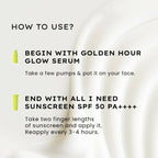 Hyphen By Kriti Sanon Golden Hour Glow Serum & Sunscreen SPF 50 Combo